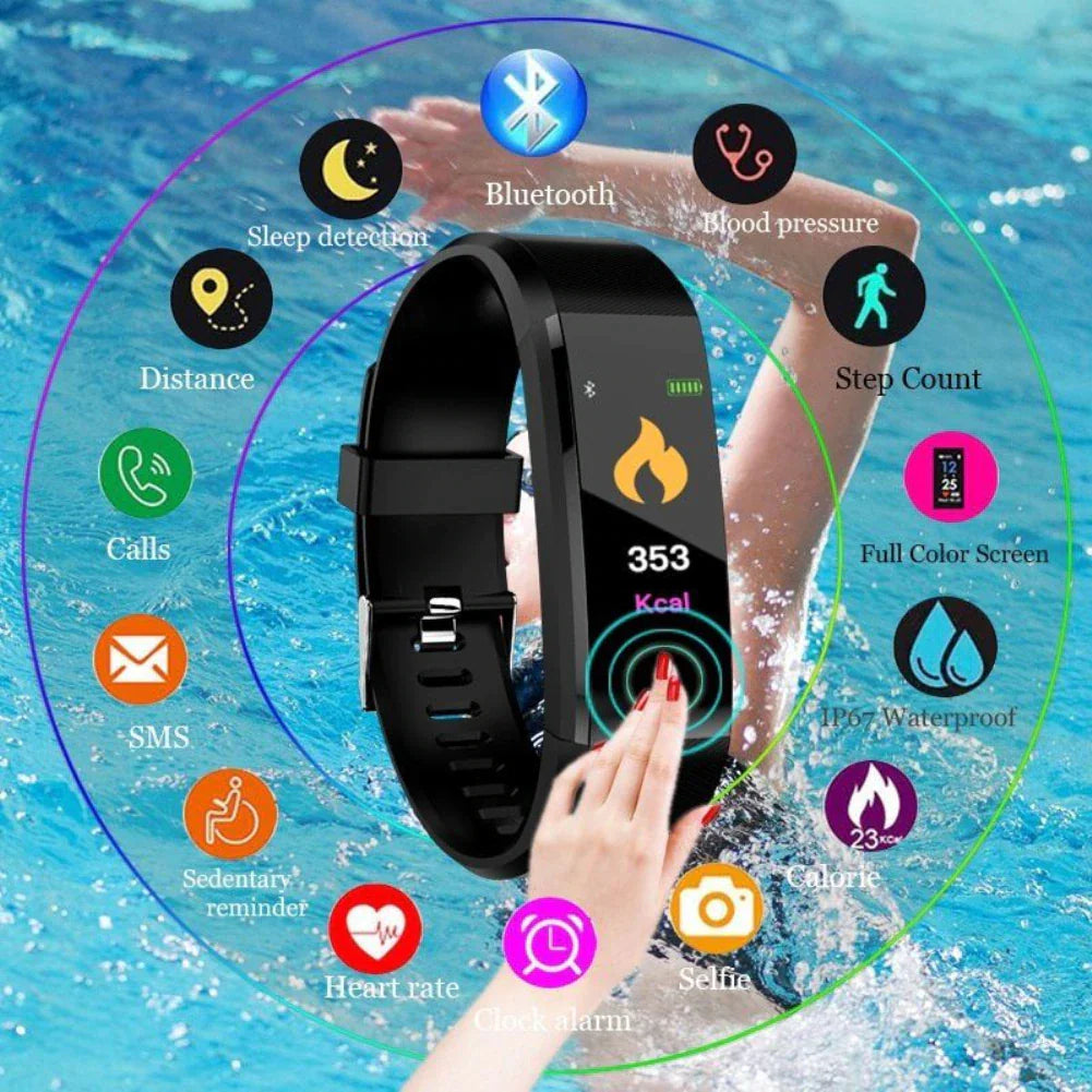 Active Health Smartwatch - Heart &amp; Oxygen Monitor for Men and Women