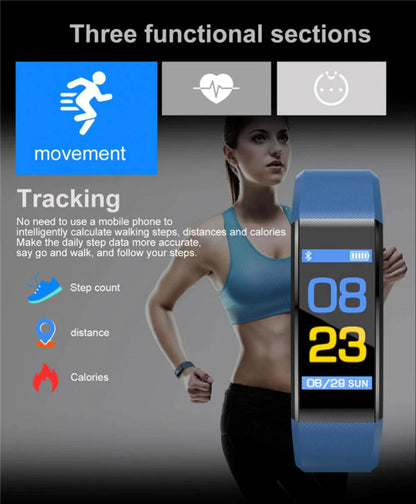 Active Health Smartwatch - Heart &amp; Oxygen Monitor for Men and Women