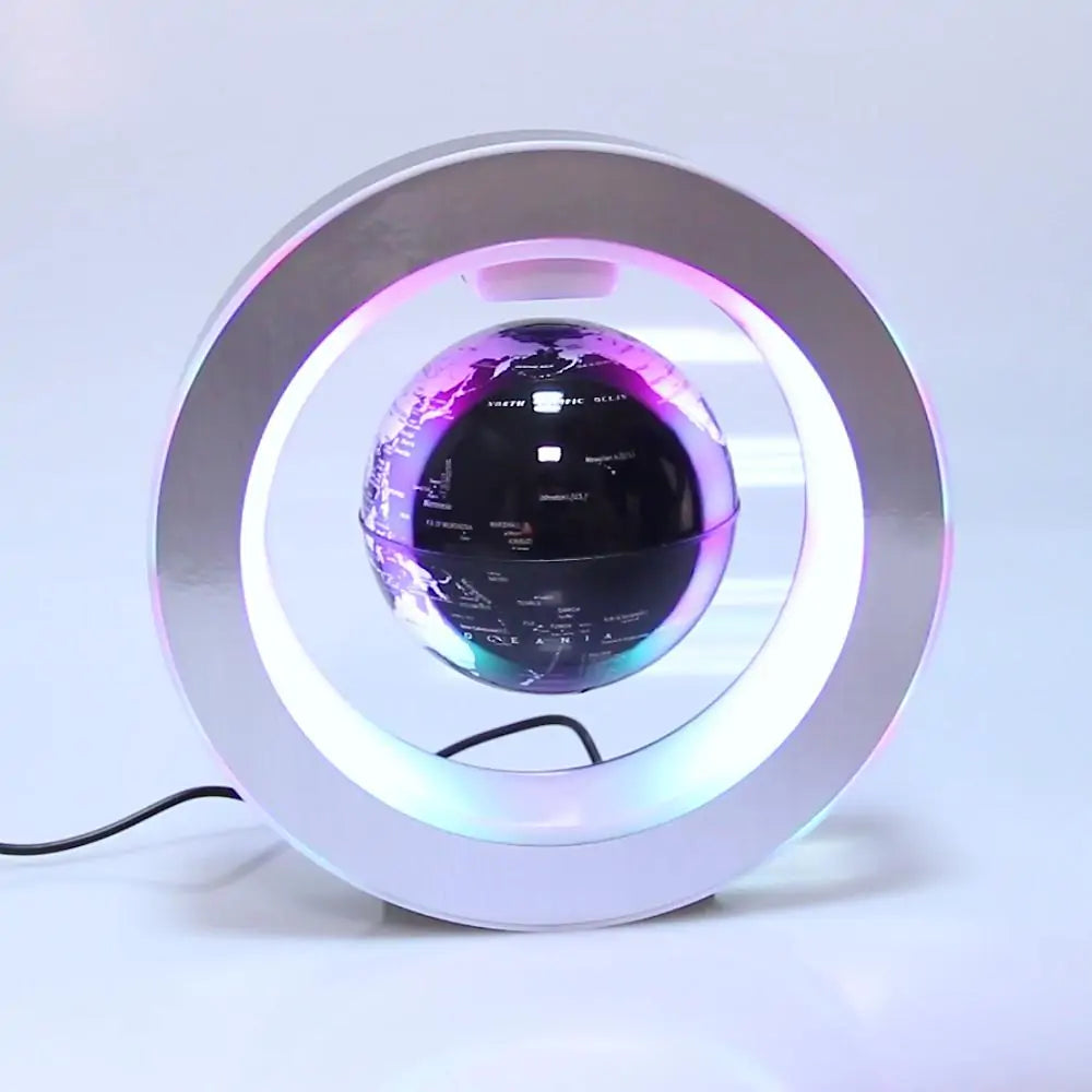 Levitating Globe LED Night Lamp