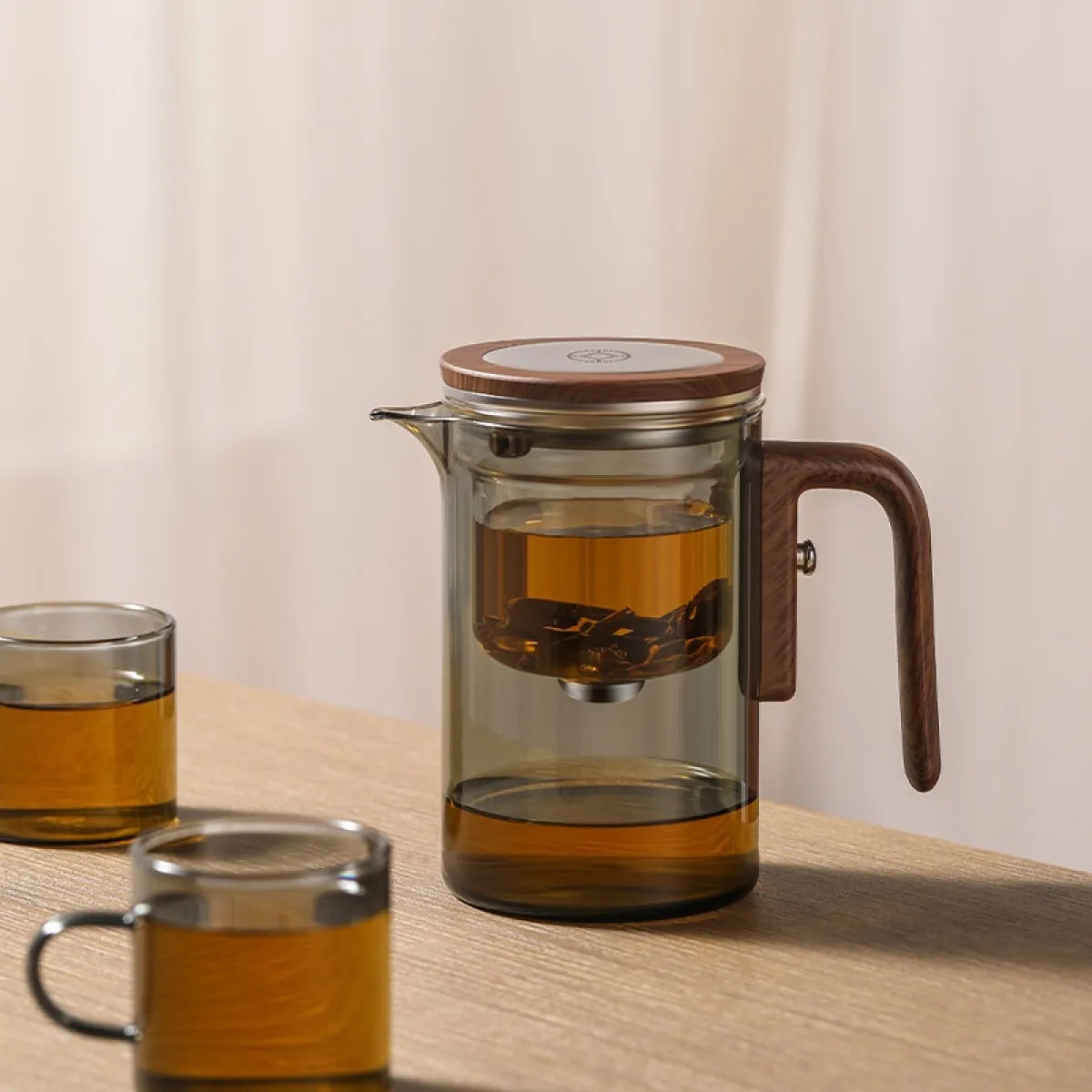 Elegant Magnetic Glass Teapot