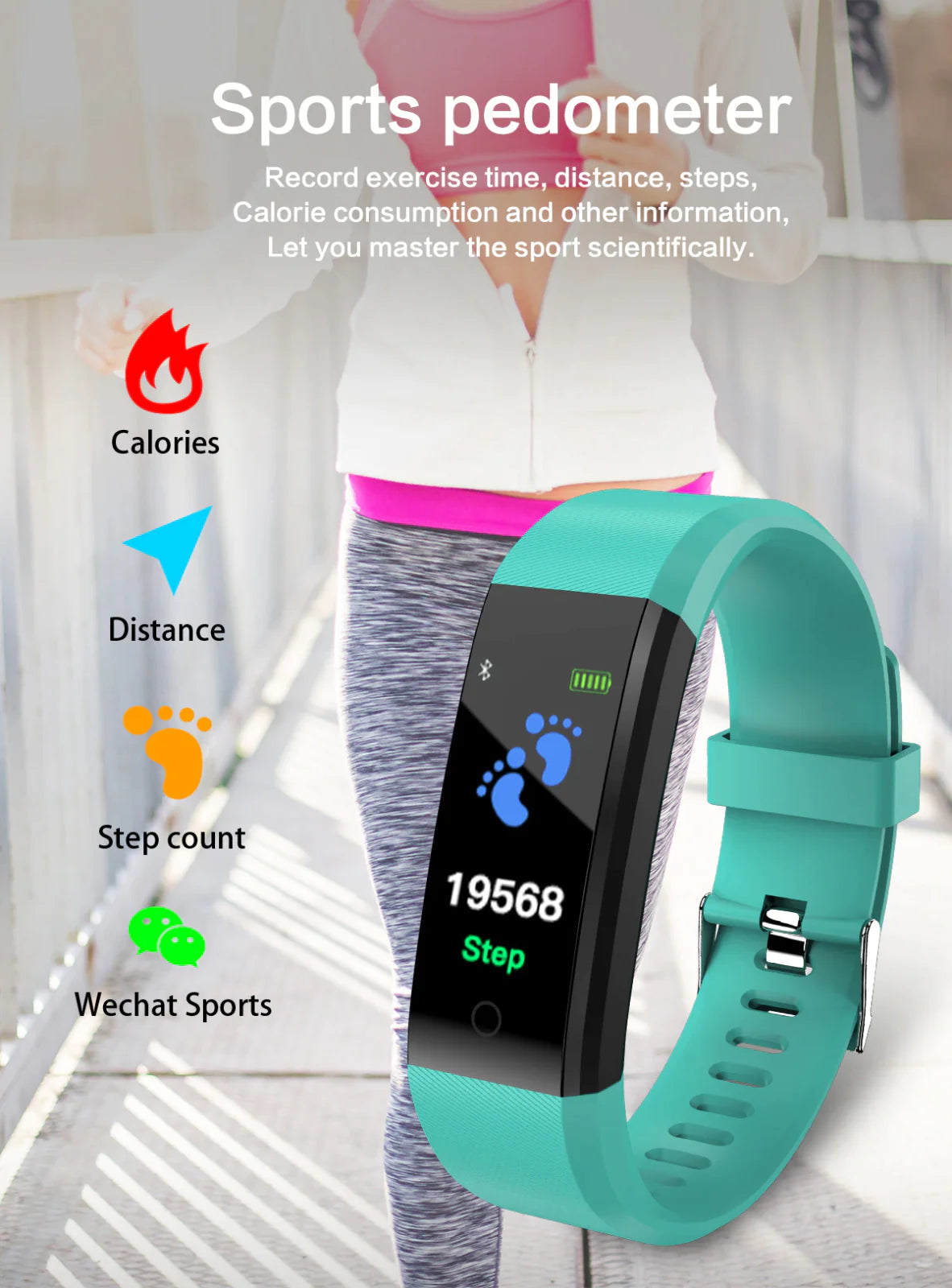 Active Health Smartwatch - Heart &amp; Oxygen Monitor for Men and Women