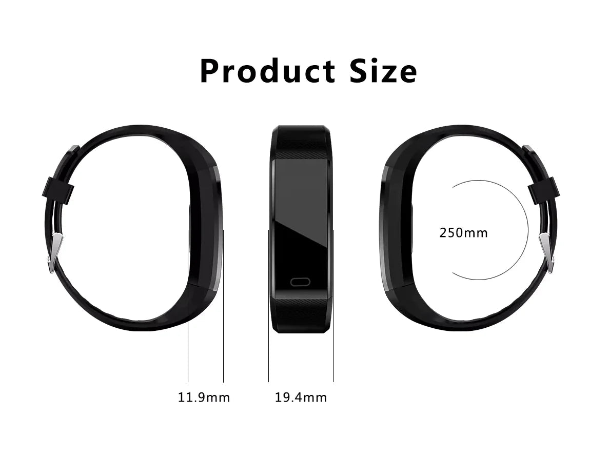 Active Health Smartwatch - Heart &amp; Oxygen Monitor for Men and Women