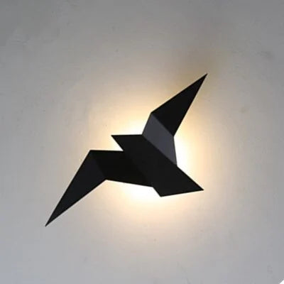 Scandinavian Iron Bird Wall Light