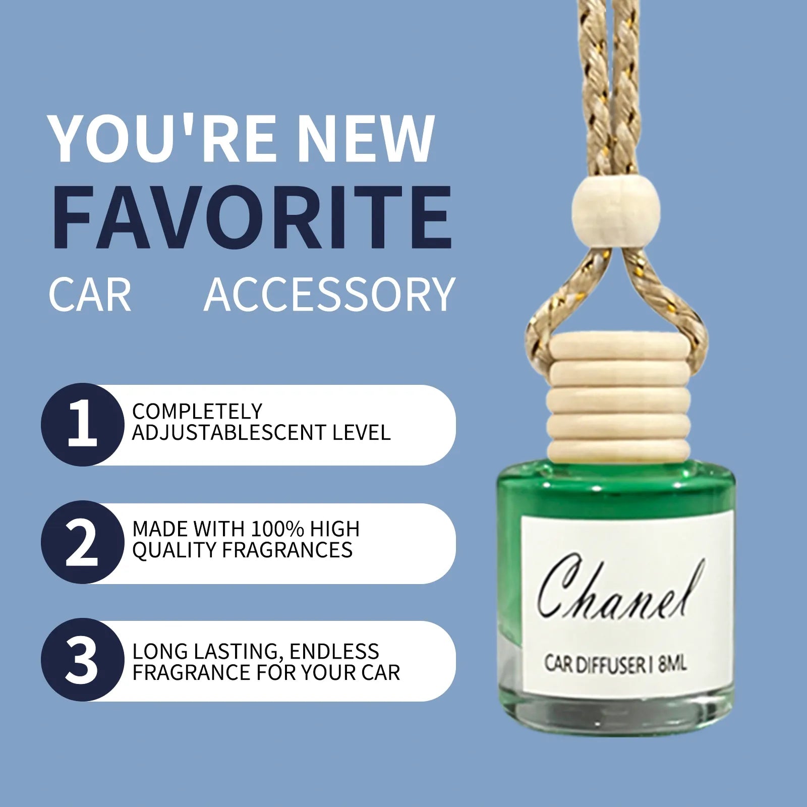 Elegant Car Scent Diffuser - Lasts 60+ Days