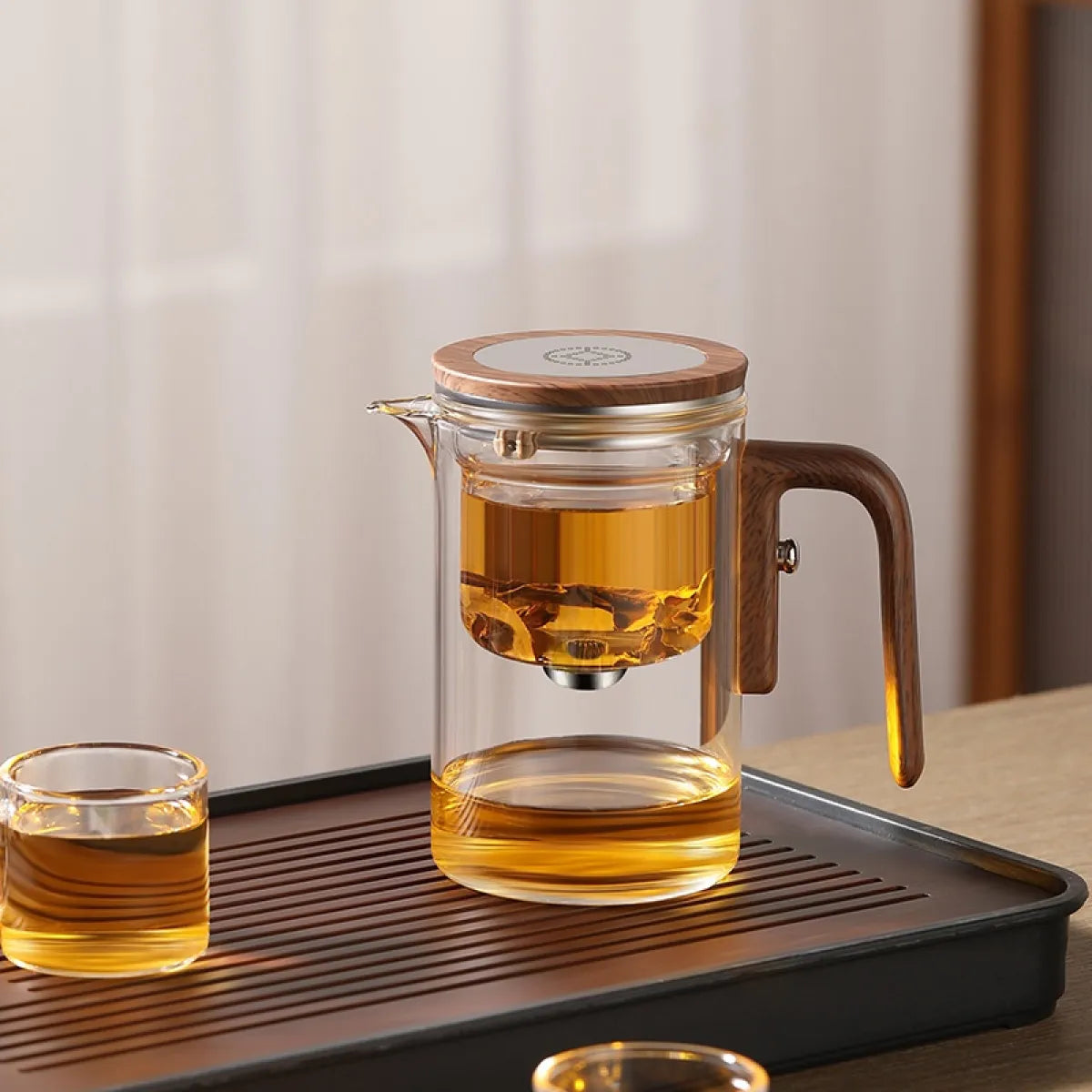 Elegant Magnetic Glass Teapot