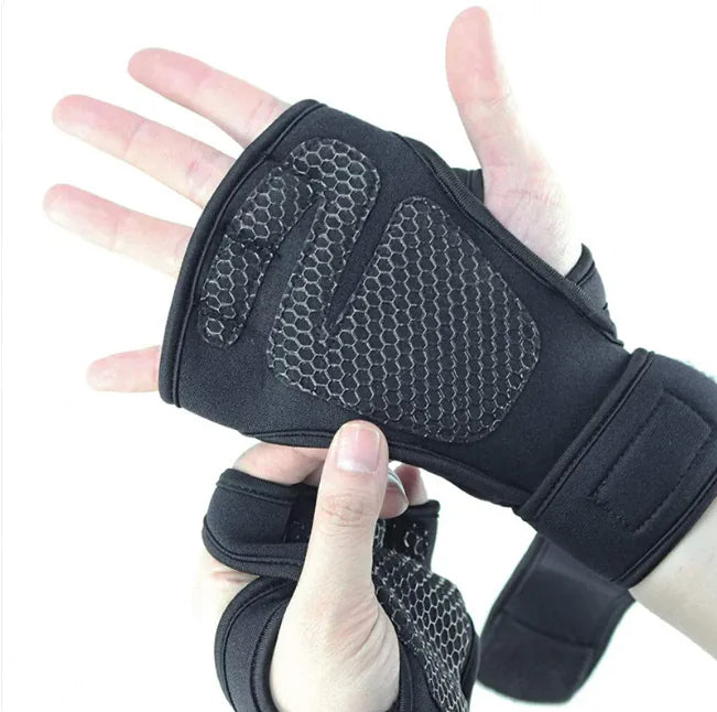 GripMax Half-Finger Fitness Gloves