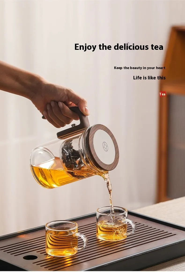 Elegant Magnetic Glass Teapot